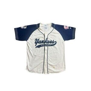 Vtg Starter New York Yankees Baseball MLB Jersey XL Multi Color Korea HTF Rare